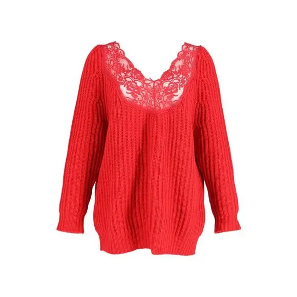 Balenciaga | Sweaters | Balenciaga Underwear Lace Trimmed Ribbed